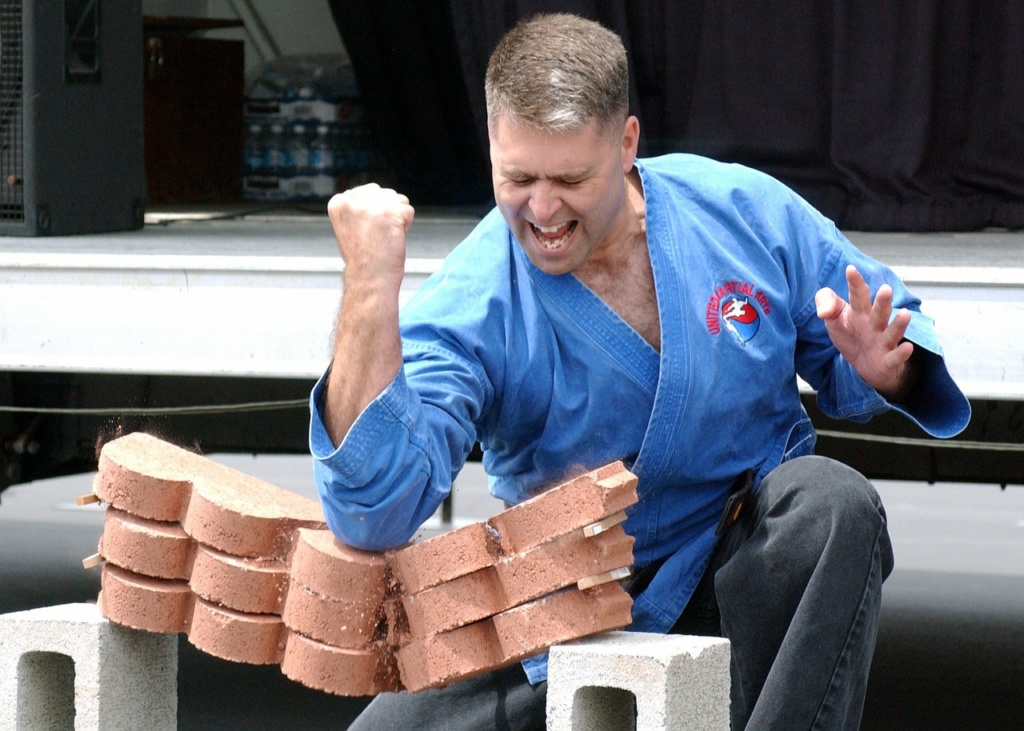 Karate breaking bricks Wealth Psychology